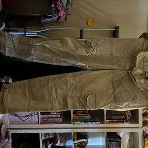 khaki cargo pants